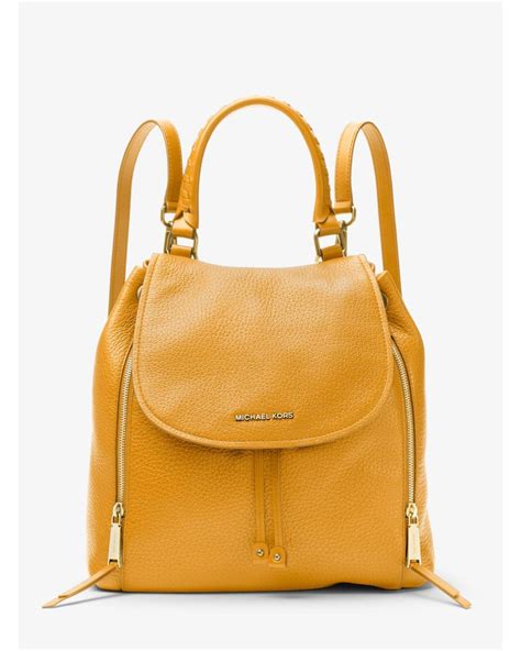 michael kors viv backpack yellow